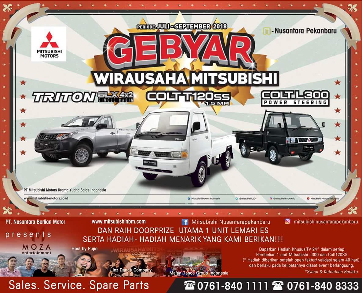Gebyar Wirausaha Mitsubishi, NBM Arengka Targetkan 30 SPK 