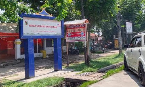 Pasar Simpang Baru Panam.(foto: int)