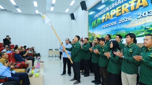 IKA Faperta Unri resmi mengukuhkan jajaran pengurus masa bakti 2026–2030 (foto/ist)