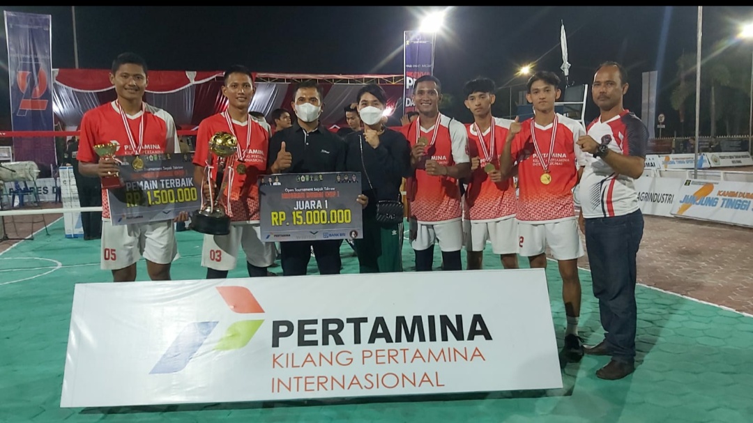 Turnamen Sepak Takraw Se-Riau Resmi Ditutup, Pertamina Juara. 