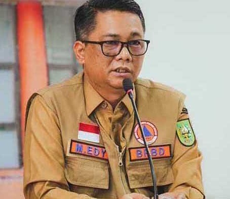 Kepala Badan Penanggulangan Bencana Daerah (BPBD) Riau, Edy Afrizal.