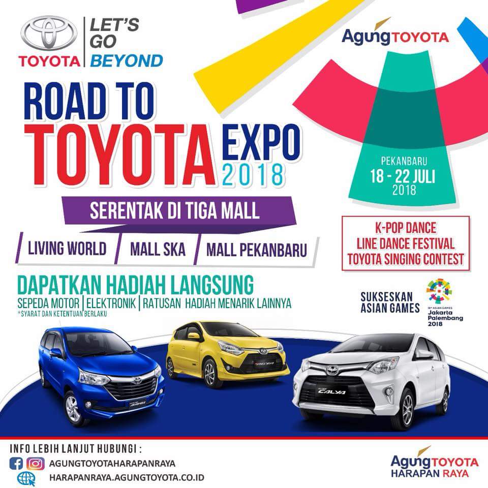 Inilah Tiga Iven Kemeriahan Jelang Toyota Expo 2018