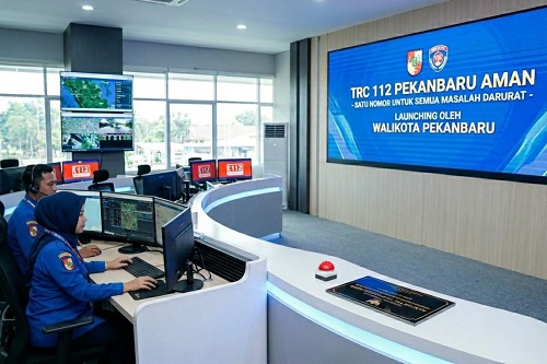 Layanan TRC 112 Pekanbaru Aman.(foto: int)