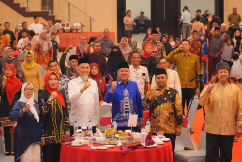 Bupati Suhardiman Amby gelar audiensi dan silaturahmi bersama IKKS Kota Dumai (foto/Ultra)