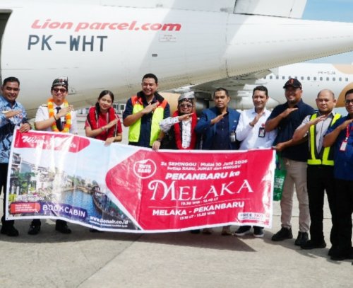 Pekanbaru-Melaka kini terhubung langsung, dorong wisata dan ekonomi daerah (foto/ist)