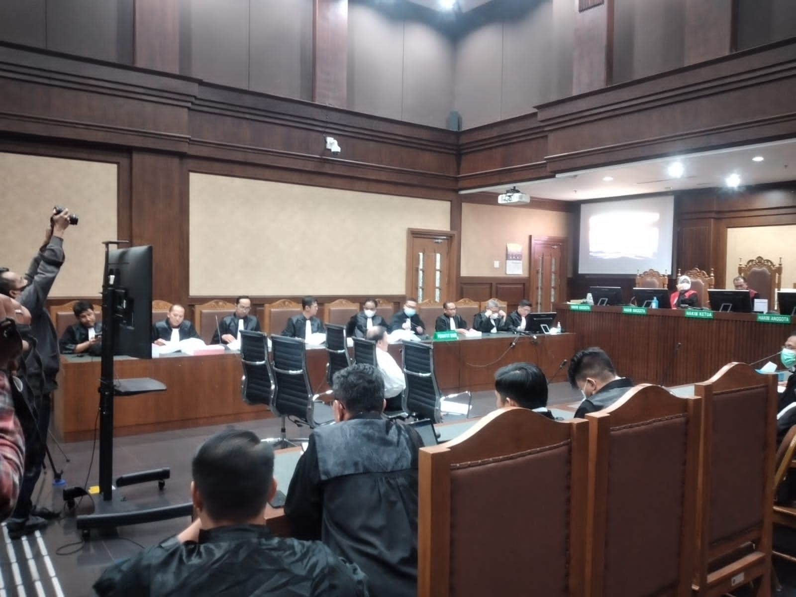 Sidang pembacaan tuntutan Bos Duta Palma, Surya Darmadi.(foto: bayu/halloriau.com)