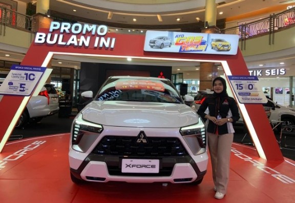 Mitsubishi Motors gelar promo spesial di Auto Show Pekanbaru (foto/dini)