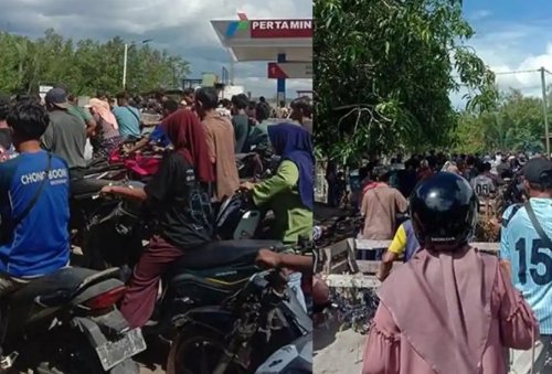 Krisis BBM dikeluhkan masyarakat Kuala Kampar dan Teluk Meranti (foto/int)