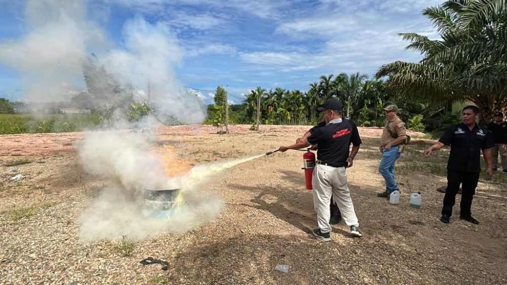 Pelatihan Mitigasi bencana BPBD Riau di Kuansing.(foto: mcr)