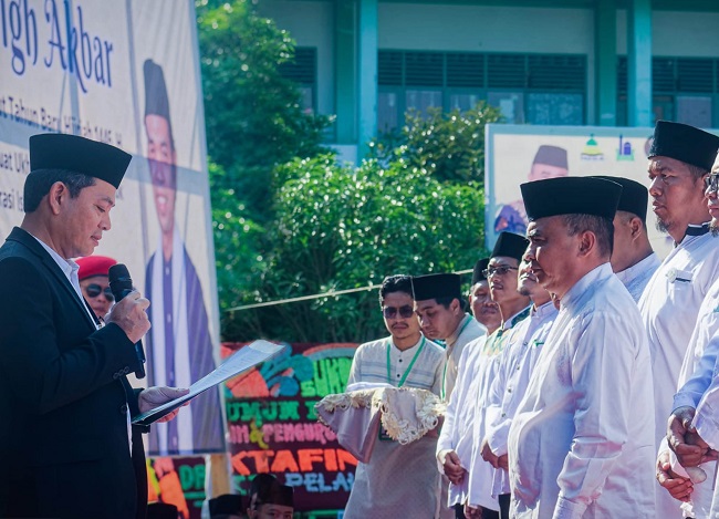 Pengukuhan pengurus IMRA RAPP periode 2024-2027 resmi dikukuhkan oleh Manajemen RAPP pada Sabtu (13/7/2024) pekan lalu, bertempat di SD IT At-Taqwa, Pangkalan Kerinci.