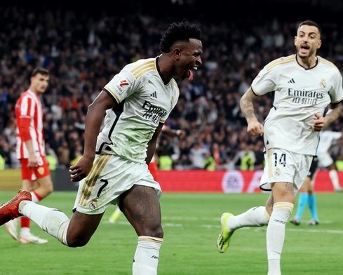 Real Madrid menang 3-2 atas Almeria dalam lanjutan LaLiga (Foto: REUTERS/ISABEL INFANTES)
