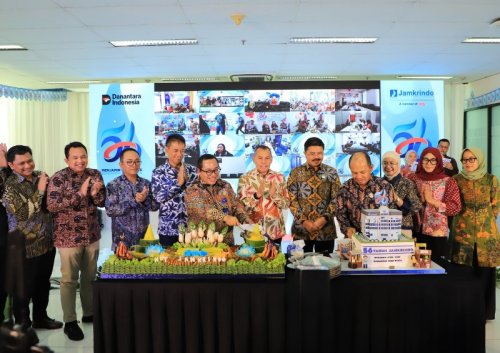 Jamkrindo memperingati HUT ke-56 dengan mengusung tema "Menjamin Lebih Luas, Berdampak Lebih Nyata" (foto/ist)