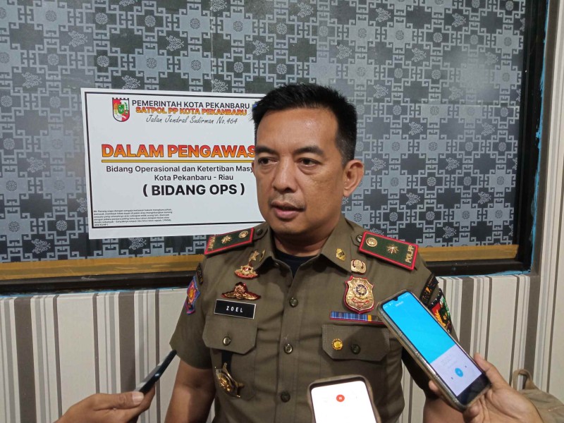 Kasatpol PP Pekanbaru, Zulfahmi Adrian ajak warga wujudkan suasana kondusif jelang perayaan Nataru (foto/int)