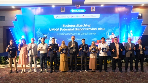 Kegiatan Business Matching UMKM Potensial Ekspor yang ditaja KPw BI Riau.(foto: istimewa)