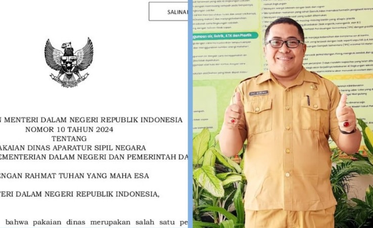 Terbit Permendagri 10 Tahun 2024 tentang pakaian dinas PNS dan PPPK se-Indonesia sudah sama (foto/int)