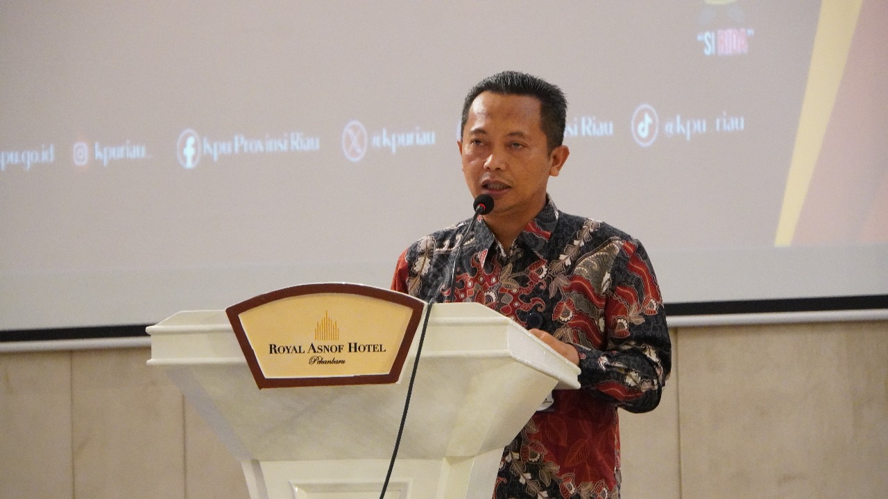 Komisioner KPU Riau, Nugroho Noto Susanto (foto: doc KPU Riau)