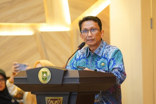 Kadispersip Riau, Indra.(foto: mcr)