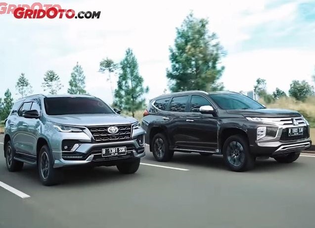 Toyota Fortuner dan Mitsubishi Pajero Sport.