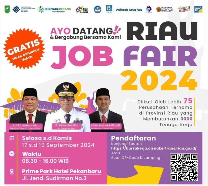 Riau Job Fair 2024.