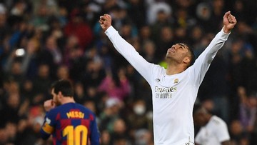 Real Madrid Bisa Juara lebih cepat jika Barcelona tersandung di markas Valladolid.  FOTO: AFP/Gabriel Bouys