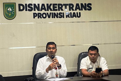 Kadisnakertrans Riau, Boby Rahmat.(foto: sri/halloriau.com)