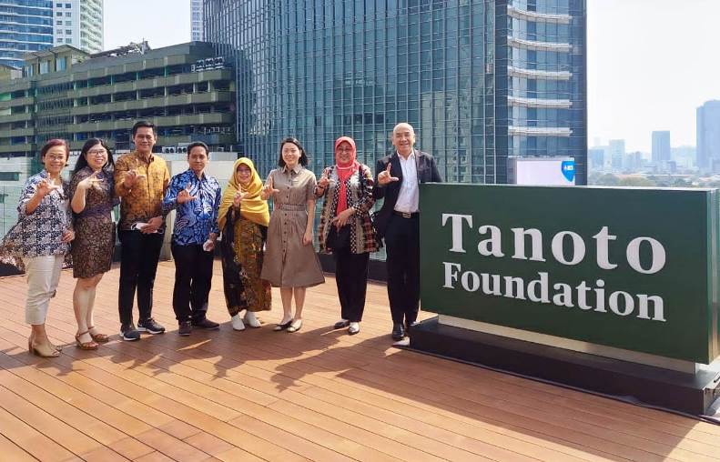 Kadisdik Dumai sambangi kantor Tanoto Foundation di Jakarta membahas program peningkatan mutu pendidikan, Selasa (26/7/2022).