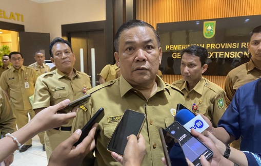 Pj Gubri, SF Hariyanto ramai dikabarkan didukung salah satu partai jadi calon Gubenur Riau (foto/Yuni) 