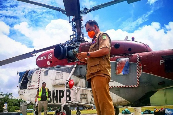 BNPB Tarik Bantuan Helikopter Di Riau, Ini Alasannya