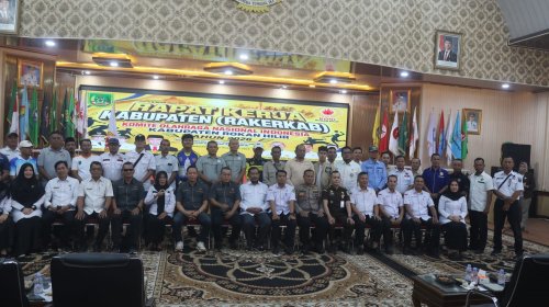 KONI Rokan Hilir (Rohil) menggelar Rapat Kerja Kabupaten (Rakerkab) Tahun 2026 di Bagansiapiapi (foto/Afrizal)
