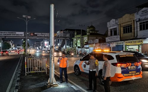 DPRD Pekanbaru minta Dishub, PLN dan Polisi perkuat patroli cegah komponen PJU dicuri.(ilustrasi/AI/halloriau.com)