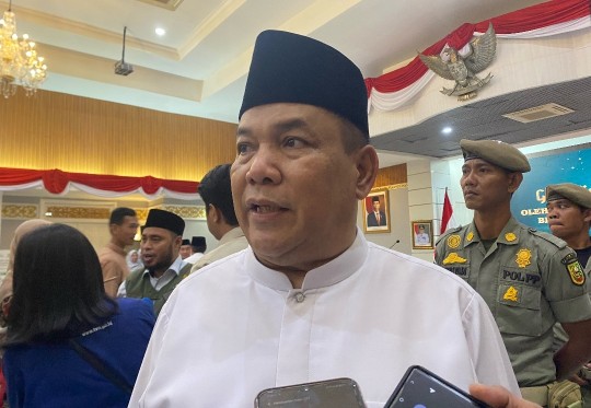 Pj Gubernur Riau, SF Hariyanto larang tegas ASN mudik pakai mobil dinas (foto/yuni)
