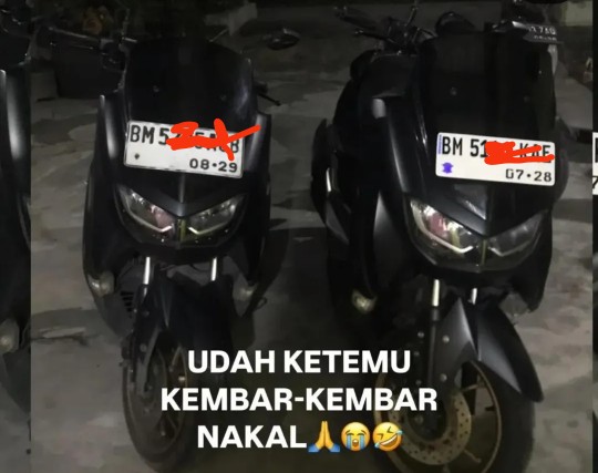 Kisah tertukarnya dua NMAX hijau di Pekanbaru yang viral di Medsos (foto/IG Viralpku)