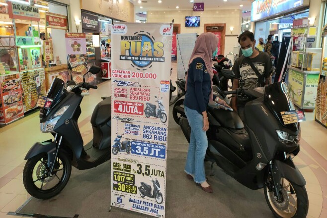 Pameran Motor Yamaha di Mal Pekanbaru, Nikmati Berbagai Promo Menarik