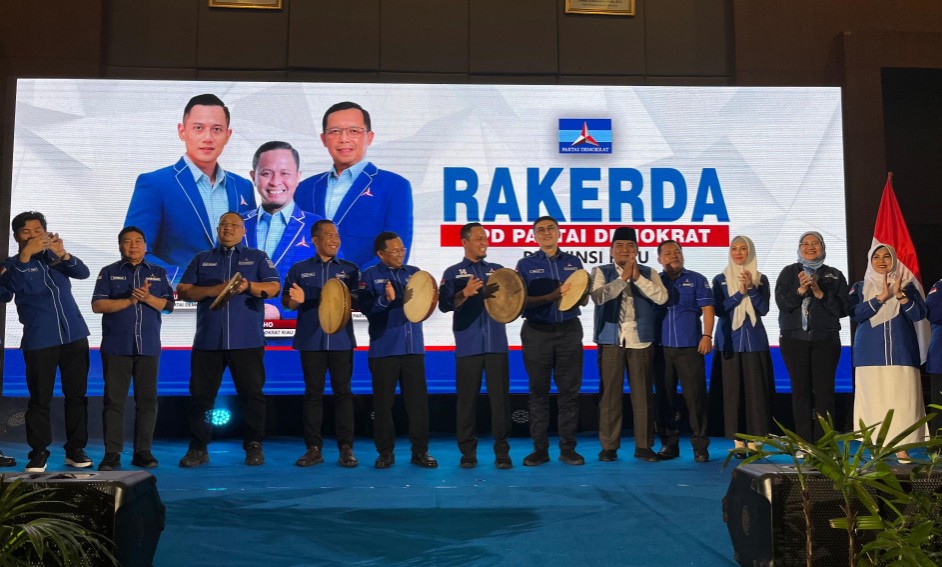 Sekjen Demokrat, Herman Khaeron buka Rakerda Riau, siapkan strategi menuju Pemilu 2029 (foto/Mimi)
