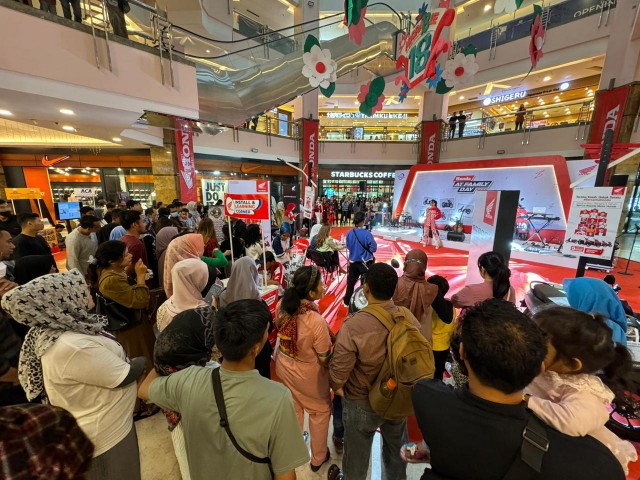 Honda At Family Day berlangsung meriah di Atrium Siak Mall SKA Pekanbaru (foto/ist)