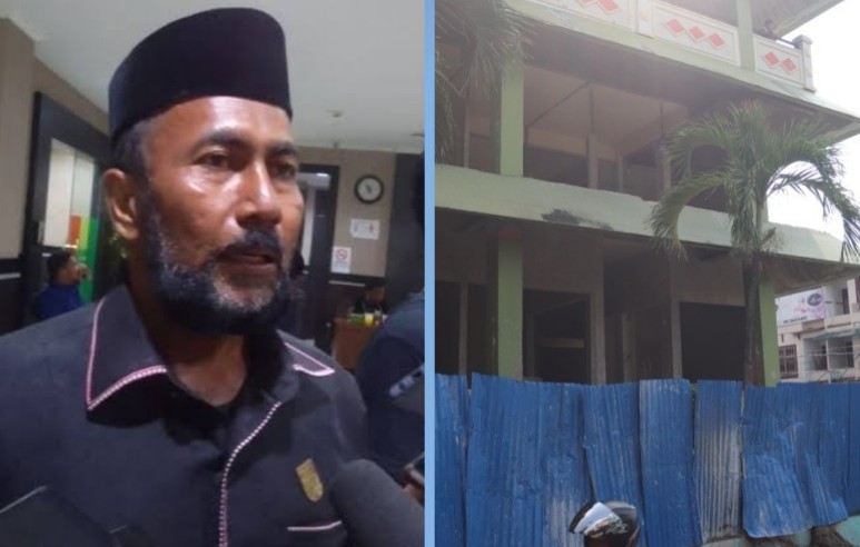 Anggota Komisi II DPRD Kota Pekanbaru, Fatullah (kiri) soroti revitalisasi Pasar Bawah (foto/int)