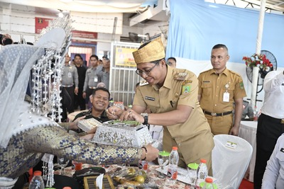 Wakil Bupati Rohil Jhony Charles, menghadiri sertijab Kalapas Kelas IIA Bagansiapiapi. (Foto: Afrizal)