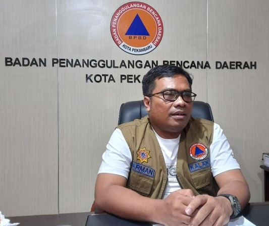 Kepala Pelaksana (Kalaksa) BPBD Kota Pekanbaru Zarman Chandra (foto/int)