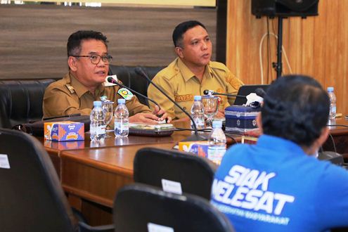 Kegiatan rapat persiapan Tour de Siak 2024.(foto: diana/halloriau.com)