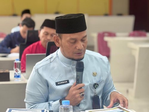 Inspektur Daerah Rohil, H Sarman Syahroni ST MI.(foto: afrizal/halloriau.com)