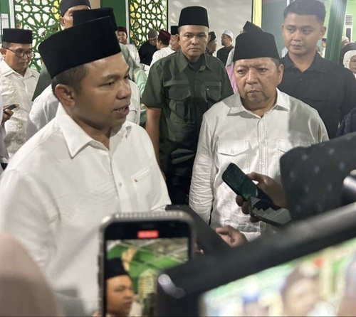 Gubernur Riau (Gubri) Abdul Wahid saat safari ramadan di Kampar. (Foto: Media Center Riau)