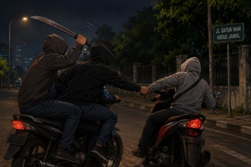 Begal sadis di Pekanbaru ditangkap.(ilustrasi/int)