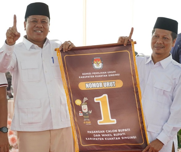 Pasangan Calon Bupati dan Wakil Bupati Kuansing Suhardiman-Mukhlisin (SDM)