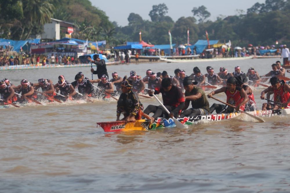 Festival Pacu Jalur Kuansing 2023.(foto: mcr)