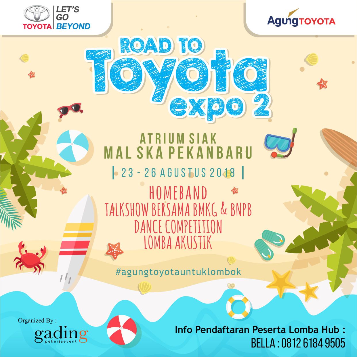 Agung Toyota Hadirkan Road to Toyota Expo 2 di Pekanbaru