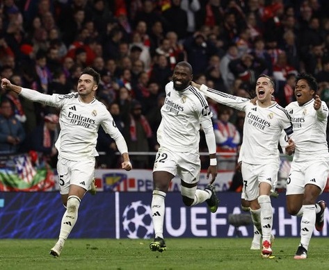 Real Madrid lolos ke perempatfinal Liga Champions.