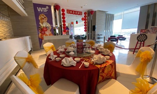 Special Fortune Dinner The Year of Dragon di FOX Hotel Pekanbaru.(foto: mimi/halloriau.com)