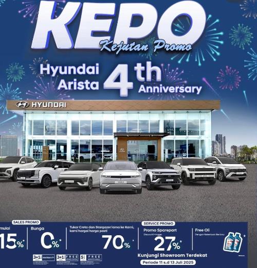 Buruan ke Hyundai Panam, Ada KEPO Banjir Hadiah dan Diskon Hingga Rp60 Juta