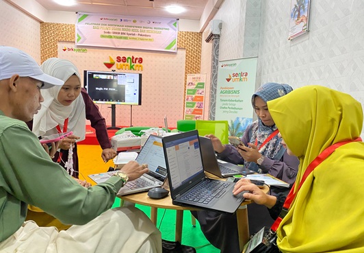 MSMEs Get Digital Marketing Training and Certification from BRK Syariah to Expand Their Market Reach (foto/yuni)