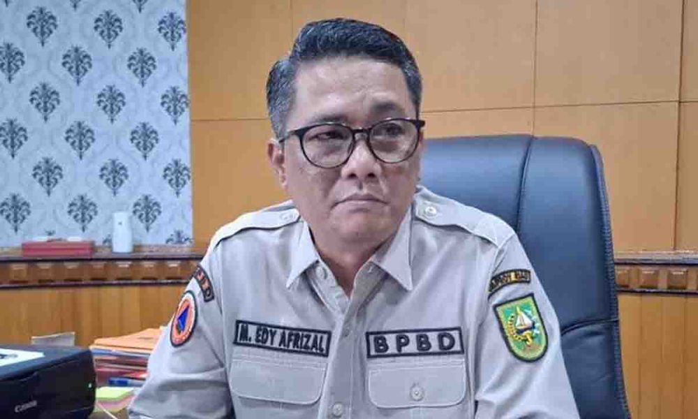 Kepala Badan Penanggulangan Bencana Daerah (BPBD) Provinsi Riau, M Edy Afrizal (foto/int)
